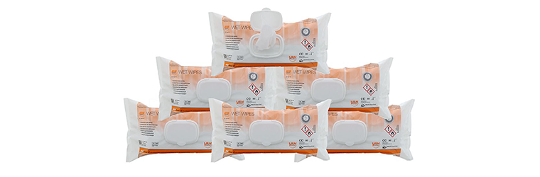 M+W SELECT WET WIPES FLOWPACK