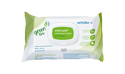 mikrozid universal wipes green line