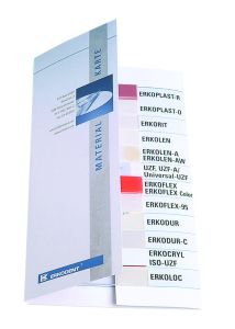 Erkodent-Materialkarte