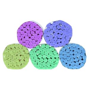 Bunte Zahnwatterollen