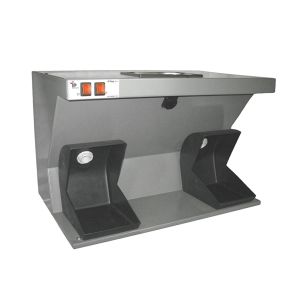 Ohne Absaugung, ohne Poliermotor