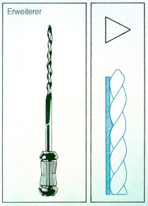 Erweiterer (Bohrer, Reamer) 1