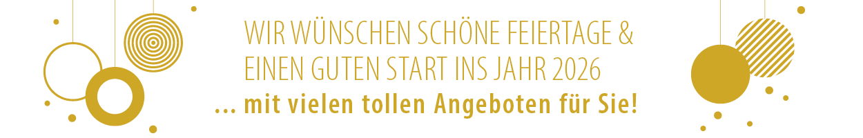 M+W Dental wünscht Ihnen schöne Feiertage & einen guten Start ins Jahr 2026 mit vielen tollen Angeboten!