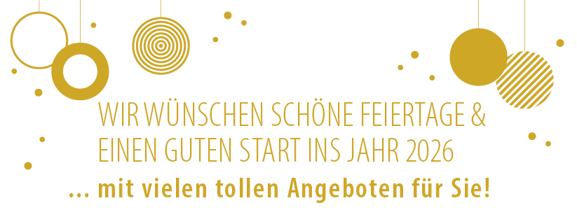 M+W Dental wünscht Ihnen schöne Feiertage & einen guten Start ins Jahr 2026 mit vielen tollen Angeboten!