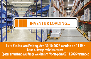 Hinweis Inventur 2026