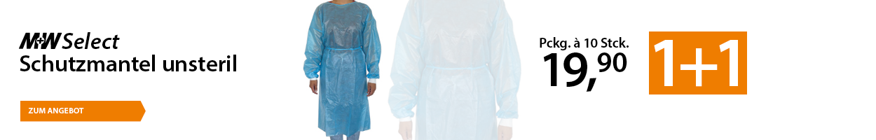 M+W Schutzmantel 1+1 Aktion