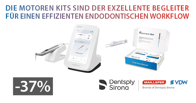 Dentsply Sirona -37% sparen bis zum 31.03.2026 mit den Motorenkits!