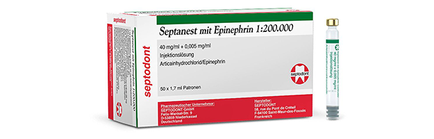 Septodont - Septanest 1:200.000 Zylinderampullen