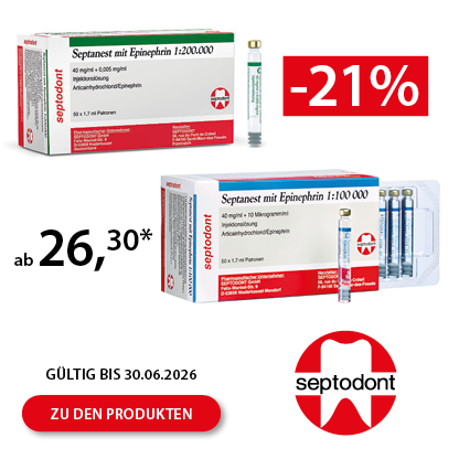 Septodont Aktion Septanest ab 26,30 -21% sparen