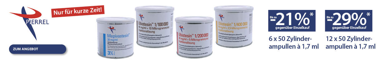 Pierrel Ubistesin & Mepavastesin - nur für kurze Zeit -29%!
