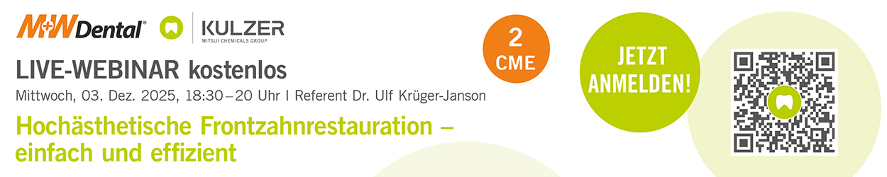 Hochästhetische Frontzahnrestaurationen -Mittwoch, 03.12.2025