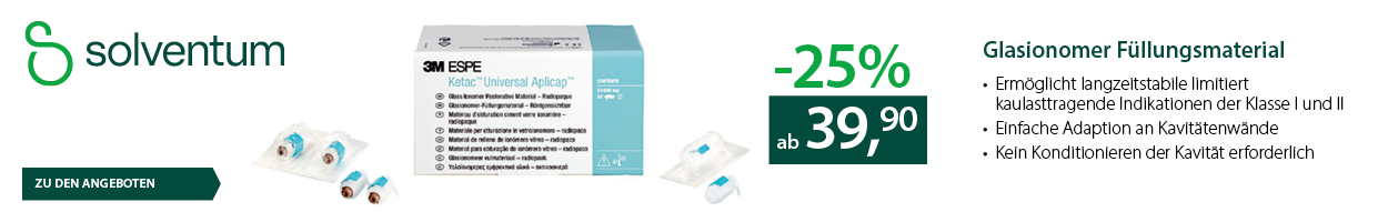 Solventum - Ketac™ Universal bis zu 25% sparen! Gültig bis 30.12.2025