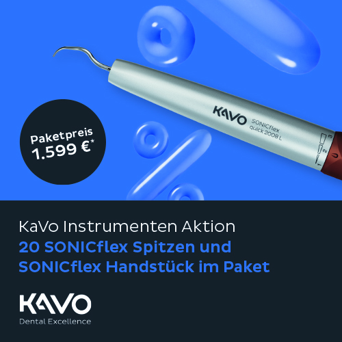 KaVo Instrumenten-Aktion SONICflex Spitzen 20x nach Wahl + Sonicflex Handstück im Preis enthalten!