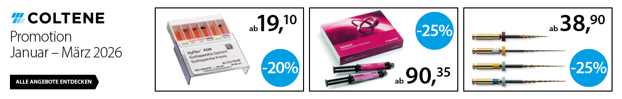 COLTENE PROMOTIONEN JAN - MÄRZ 2026 - SPAREN SIE BIS ZU 25%!