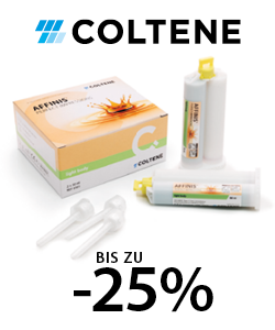Coltene Promotion sparen Sie unter anderem auf Affinis bis zu 25% mit unseren Sonderstaffel - sowie viele weitere Angebote bis zum 30.06.2026!
