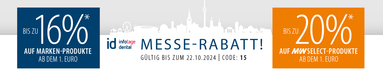 Bis zu 16% auf Marken-Produkte & bis zu 20% auf M+W Select-Produkte ab € 1,- Nettobestellwert - Rabattcode 15 - gültig bis zum 22.10.2024!