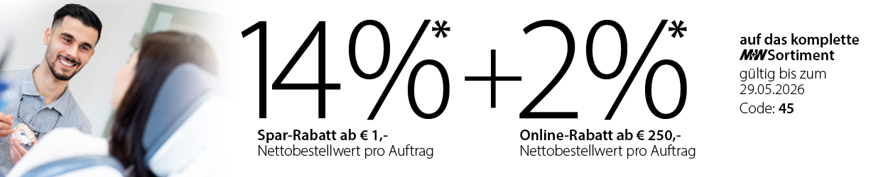 M+W Rabattaktion im Mai - bis zu 14% Rabatt sichern bis zum 29.05.26!