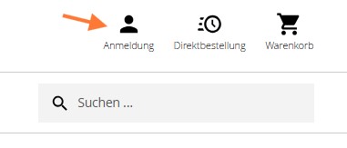 Screenshot: Anmeldung
