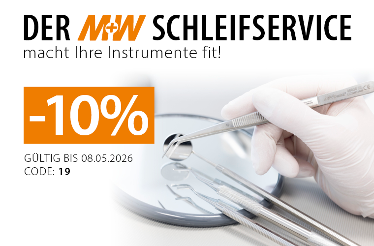 M+W Schleifservice - Aktion - 10%* sparen bis zum 08.05.2026